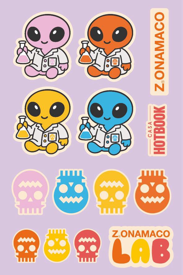ZⓈONAMACO LAB stickers
