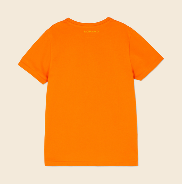 ZⓈONAMACO LAB children orange t-shirt